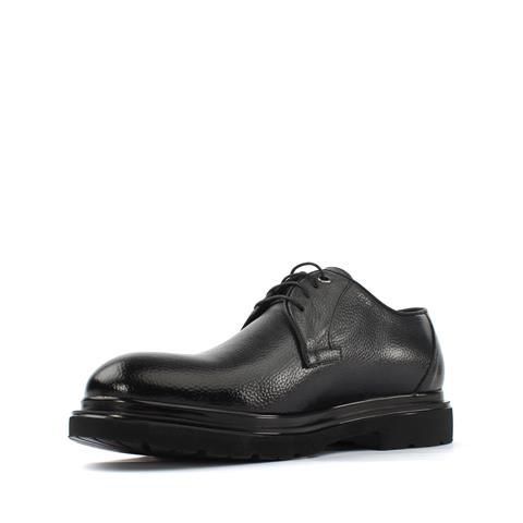 Erkek Antrasit Bağcıklı Deri Günlük Ayakkabı