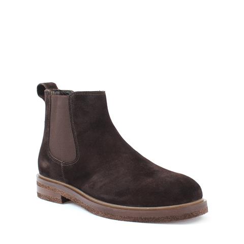 Erkek Kahverengi Süet Deri Chelsea Bot