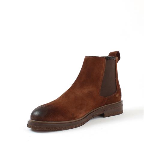 Erkek Taba Süet Deri Chelsea Bot