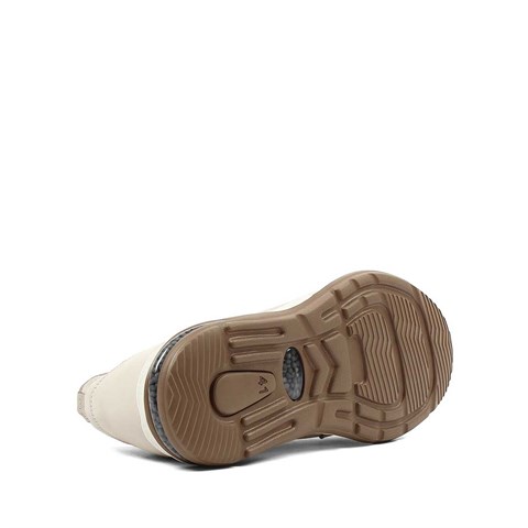 Erkek Bej Deri Sneaker