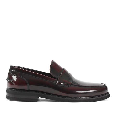 Erkek Bordo Açma Deri Loafer