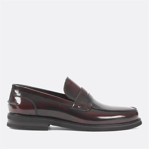 Erkek Bordo Açma Deri Loafer