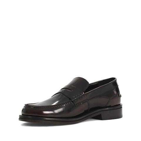Erkek Bordo Açma Deri Loafer