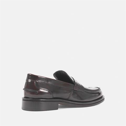 Erkek Bordo Açma Deri Loafer