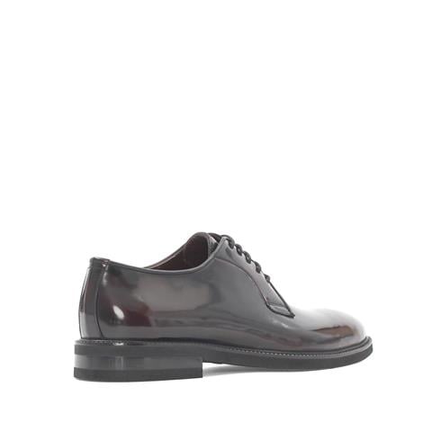 Erkek Bordo Bağcıklı Açma Deri Klasik Ayakkabı