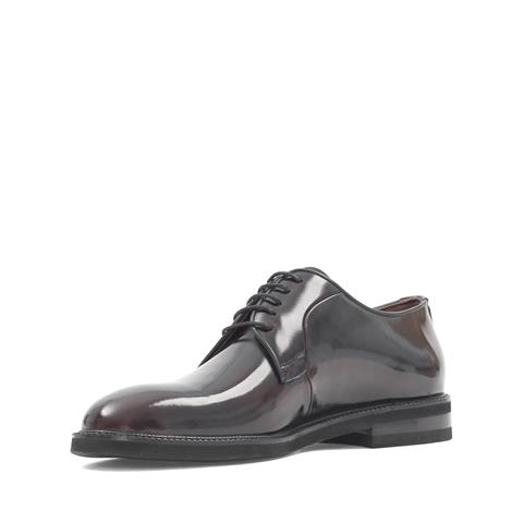 Erkek Bordo Bağcıklı Açma Deri Klasik Ayakkabı