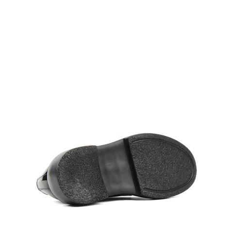 Erkek Bordo Çift Tokalı Açma Deri Günlük Ayakkabı