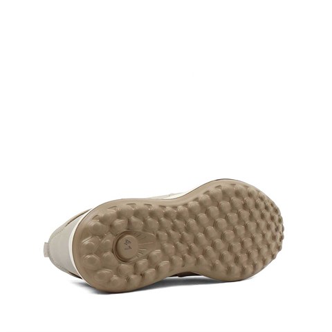 Erkek Gri Bağcıklı Kalın Tabanlı Sneaker