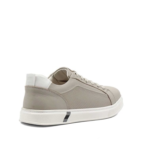 Erkek Gri Baskılı Kalın Tabanlı Sneaker