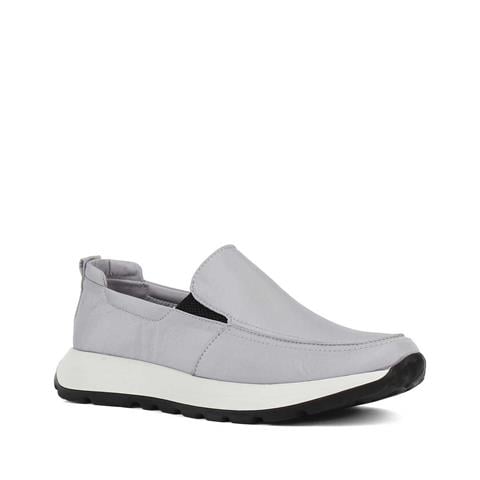 Erkek Gri Kalın Tabanlı Sneaker