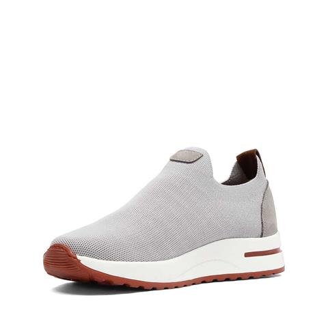 Erkek Gri Kalın Tabanlı Sneaker