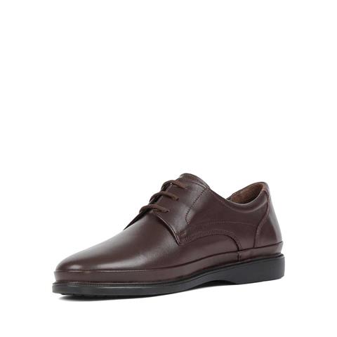 Erkek Kahverengi Bağcıklı Deri Günlük Ayakkabı