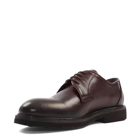 Erkek Kahverengi Bağcıklı Deri Klasik Ayakkabı