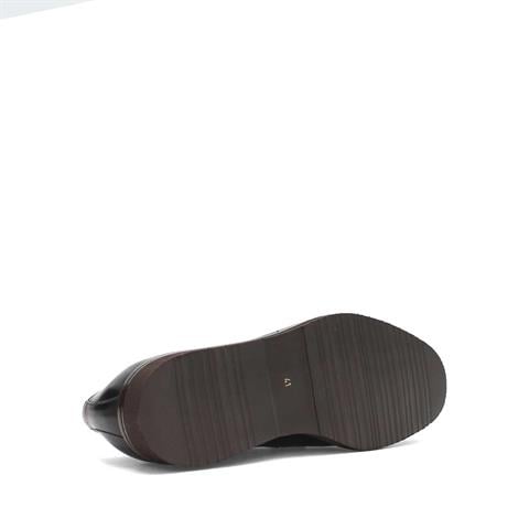 Erkek Kahverengi Bağcıklı Deri Klasik Ayakkabı