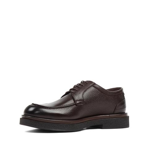 Erkek Kahverengi Bağcıklı Deri Klasik Ayakkabı