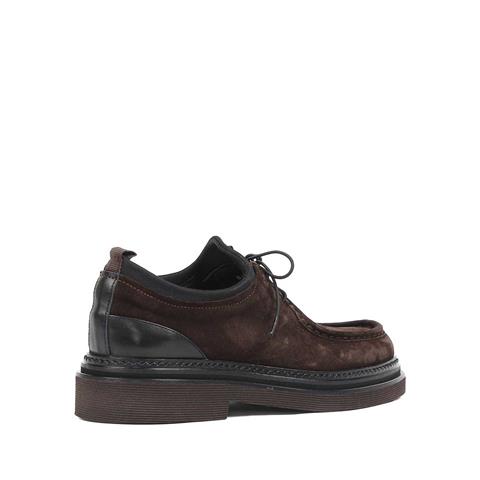 Erkek Kahverengi Bağcıklı Süet Deri Günlük Ayakkabı