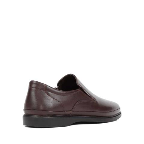 Erkek Kahverengi Deri Günlük Ayakkabı