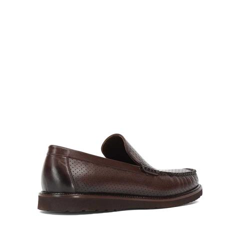 Erkek Kahverengi Deri Loafer