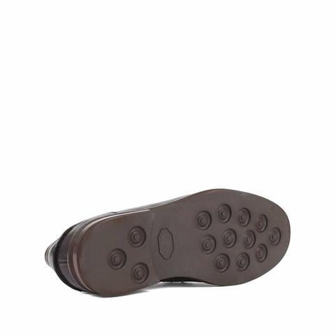 Erkek Kahverengi Deri Loafer