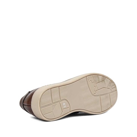 Erkek Kahverengi Deri Loafer