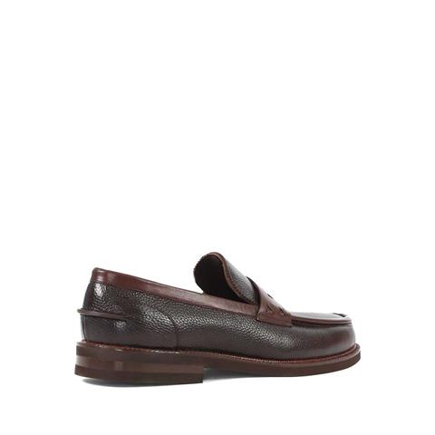 Erkek Kahverengi Deri Loafer