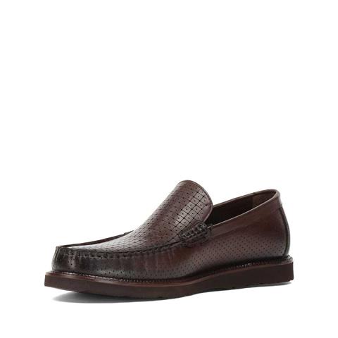 Erkek Kahverengi Deri Loafer