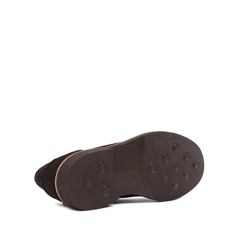 Erkek Kahverengi Süet Deri Loafer
