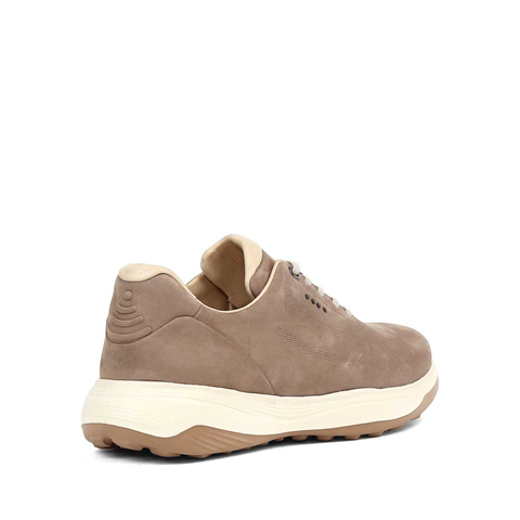 Erkek Kum Kalın Tabanlı Nubuk Deri Sneaker