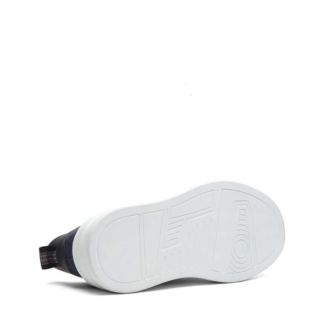 Erkek Lacivert Kalın Tabanlı Süet Deri Sneaker