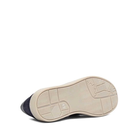 Erkek Lacivert Süet Deri Loafer