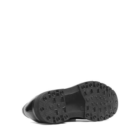 Erkek Siyah Açma Deri Günlük Ayakkabı