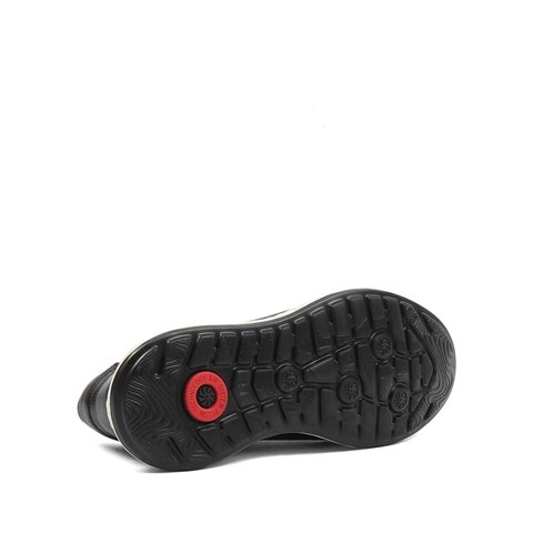 Erkek Siyah Bağcıklı Kalın Tabanlı Sneaker