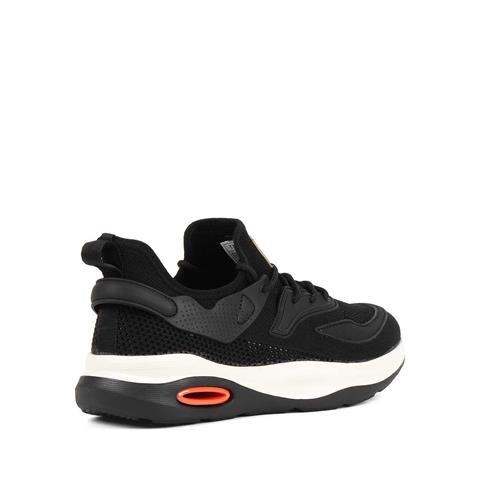 Erkek Siyah Bağcıklı Kalın Tabanlı Sneaker