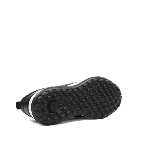 Erkek Siyah Bağcıklı Kalın Tabanlı Sneaker