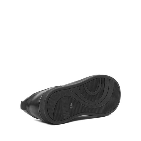 Erkek Siyah Baskılı Kalın Tabanlı Sneaker