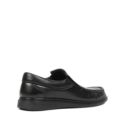 Erkek Siyah Deri Loafer