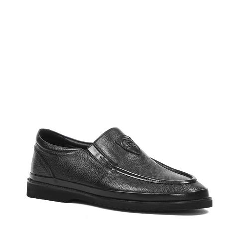 Erkek Siyah Deri Loafer
