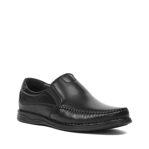 Erkek Siyah Deri Loafer