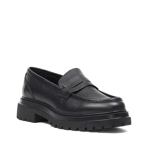 Erkek Siyah Deri Loafer