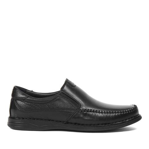 Erkek Siyah Deri Loafer
