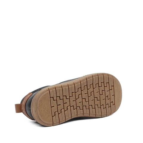 Erkek Siyah Deri Sneaker