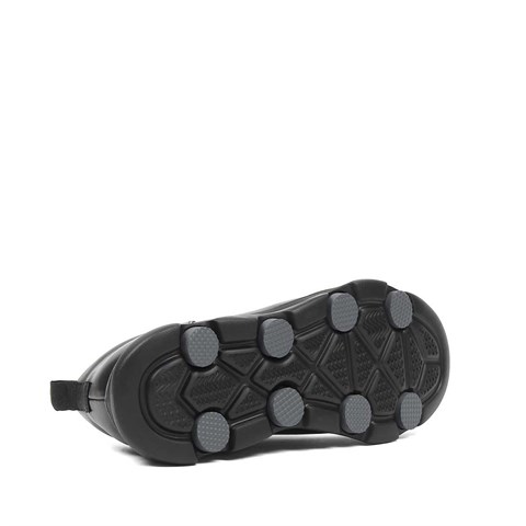 Erkek Siyah Deri Sneaker