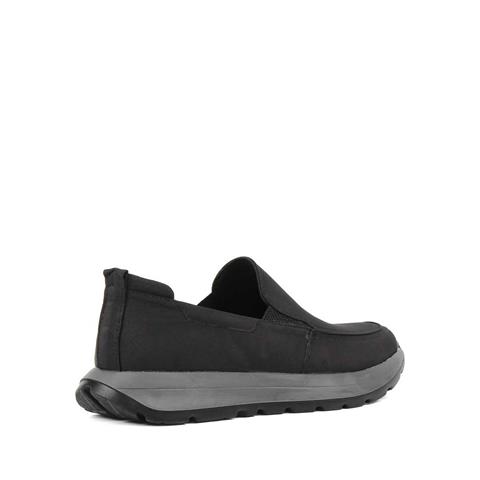 Erkek Siyah Kalın Tabanlı Sneaker