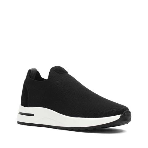 Erkek Siyah Kalın Tabanlı Sneaker