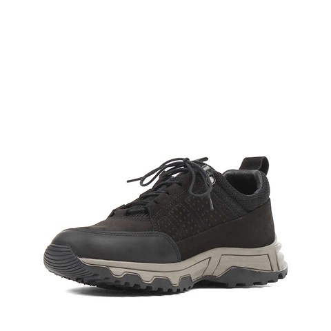 Erkek Siyah Nubuk Deri Sneaker