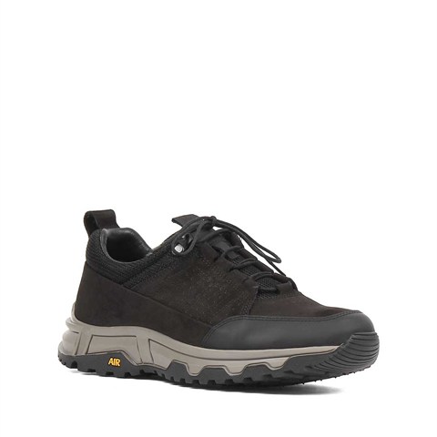 Erkek Siyah Nubuk Deri Sneaker