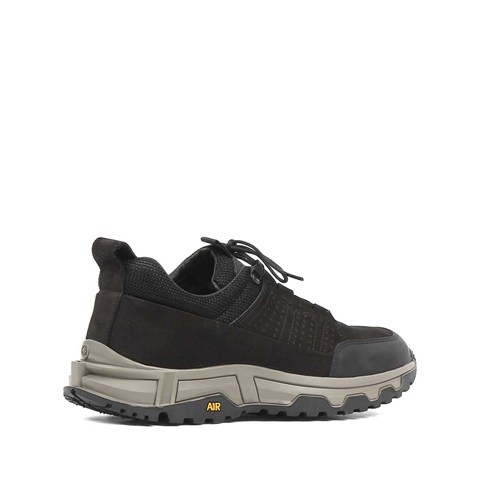 Erkek Siyah Nubuk Deri Sneaker