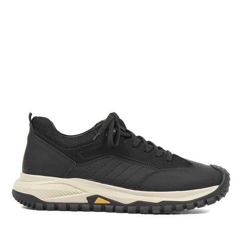 Celal Gültekin Erkek Siyah Nubuk Deri Sneaker