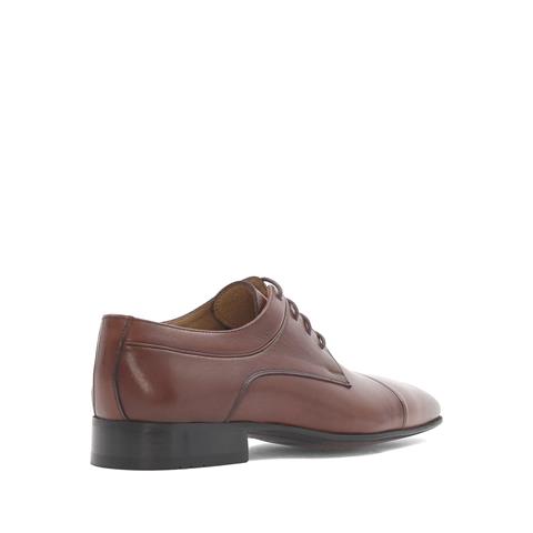 Erkek Taba Bağcıklı Deri Klasik Ayakkabı