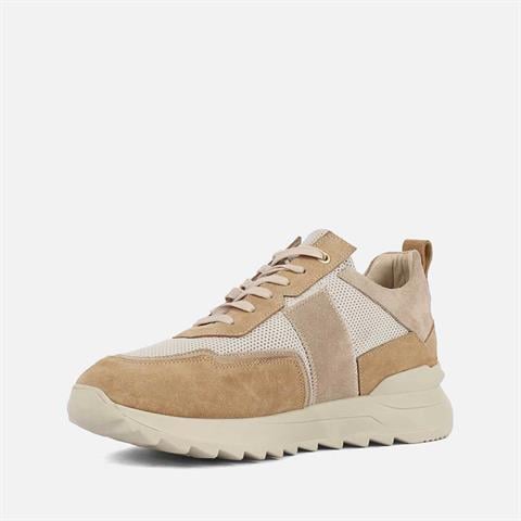 Erkek Taba Bağcıklı Kalın Tabanlı Süet Deri Sneaker